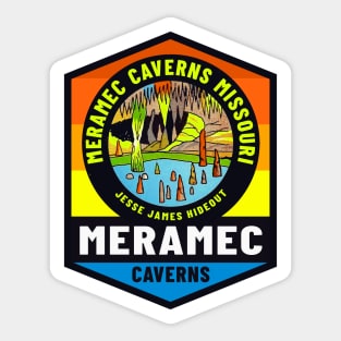 Meramec Caverns Missouri Jesse James Sticker